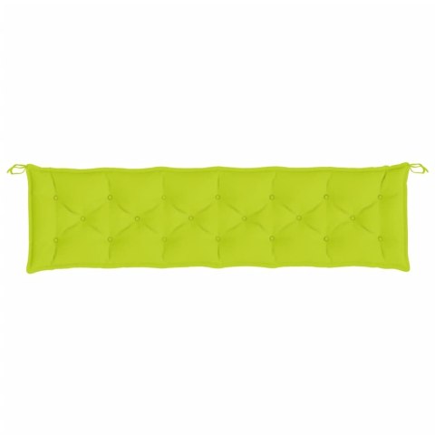 PODUSZKA NA ŁAWKĘ OGRODOWĄ JASNOZIELONA 200X50X7CM TKANINA