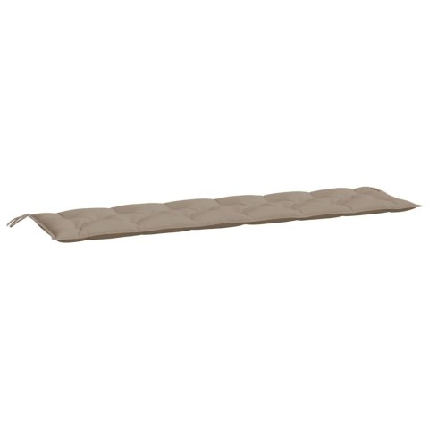 PODUSZKA NA ŁAWKĘ OGRODOWĄ TAUPE 200X50X7CM TKANINA