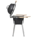 CERAMICZNY GRILL KAMADO Z WĘDZARNIĄ 81CM