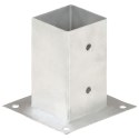 PODSTAWY SŁUPÓW 4 SZT. GALWANIZOWANY METAL 81MM