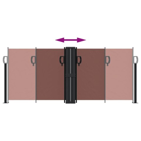 ZWIJANA MARKIZA BOCZNA BRĄZOWA 100X 1000CM