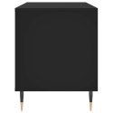 SZAFKA NA PŁYTY WINYLOWE CZARNA 100X38X48CM