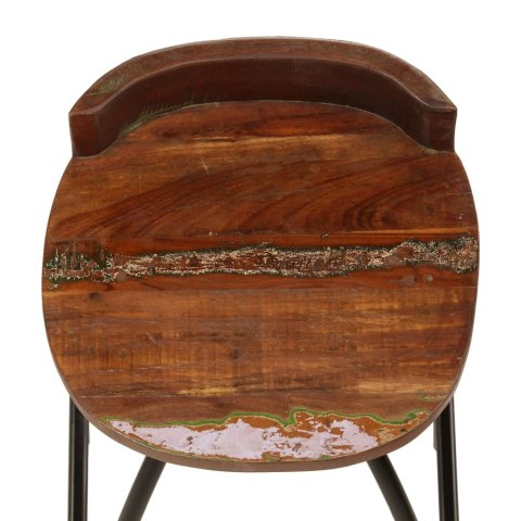 STOŁKI BAROWE 2 SZT DREWNO Z ODZYSKU