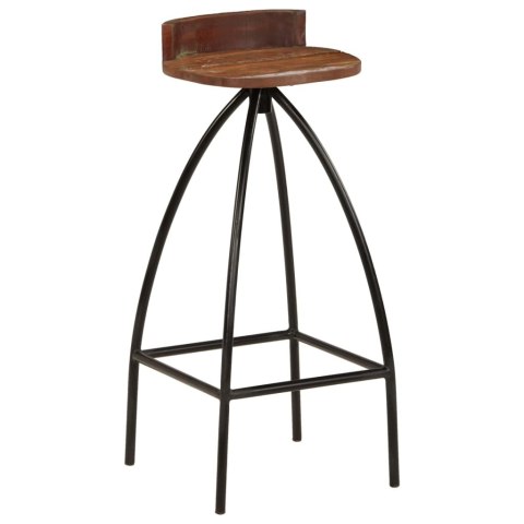 STOŁKI BAROWE 2 SZT DREWNO Z ODZYSKU