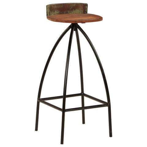 STOŁKI BAROWE 2 SZT DREWNO Z ODZYSKU