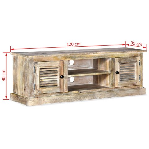 SZAFKA POD TELEWIZOR DREWNO MANGO