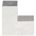 ŁĄCZNIKI W KSZTAŁCIE L 4 SZT. GALWANIZOWANY METAL 91X91MM
