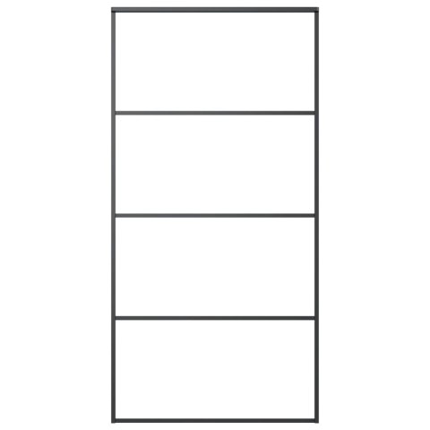 DRZWI PRZESUWNE A AKCESORIAMI 102,5X205CM ESG I ALUMINIUM