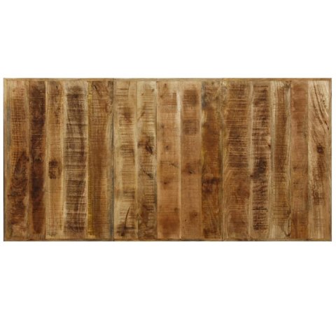 STÓŁ JADALNIANY LITE DREWNO MANGO STALOWE NOGI 180CM