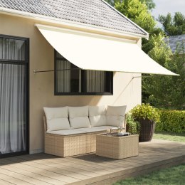 MARKIZA ZWIJANA KREMOWA 300X150CM TKANINA I STAL