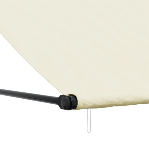 MARKIZA ZWIJANA KREMOWA 300X150CM TKANINA I STAL