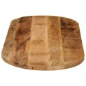 BLAT STOŁU 140X50X3,8CM OWALNY SUROWE DREWNO MANGO
