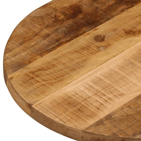 BLAT STOŁU 140X50X3,8CM OWALNY SUROWE DREWNO MANGO