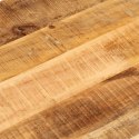 BLAT STOŁU 140X50X3,8CM OWALNY SUROWE DREWNO MANGO