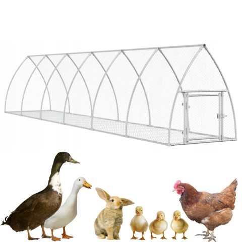 KLATKA DLA KRÓLIKA KRÓLIKÓW KACZEK KUR GĘSI 600X105X120CM STAL GALWANIZOWANA