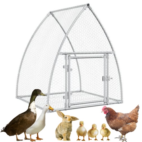 KLATKA DLA KRÓLIKA KRÓLIKÓW KACZEK KUR GĘSI 100X105X120CM STAL GALWANIZOWANA