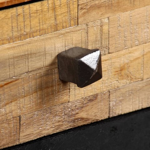 BIURKO LITE DREWNO TEKOWE Z ODZYSKU 110X50X76CM