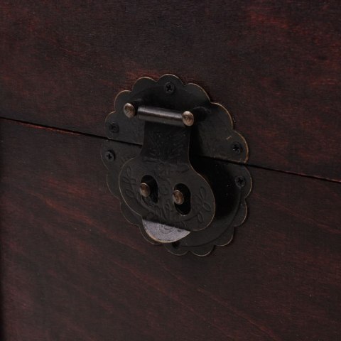 SKRZYNIA W STYLU VINTAGE DREWNIANA 66X38X40CM