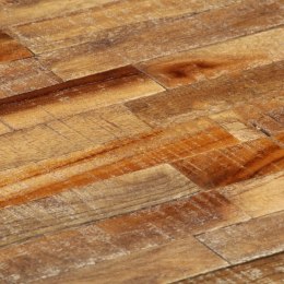 STOLIK KONSOLA DREWNO TEKOWE Z ODZYSKU 90X30X76CM