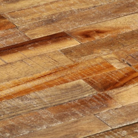 STOLIK KONSOLA DREWNO TEKOWE Z ODZYSKU 90X30X76CM