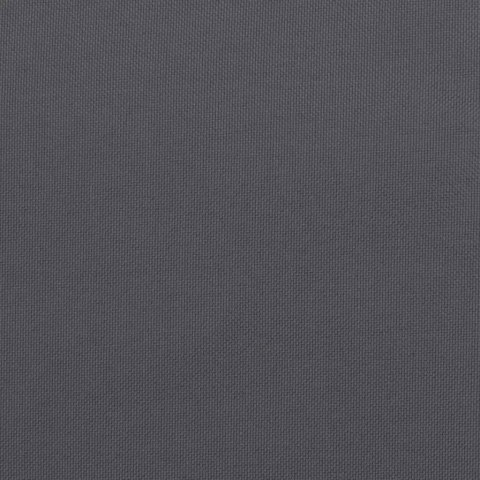 PODUSZKI NA KRZESŁA 2 SZT. ANTRACYTOWE 50X50X7CM TKANINA