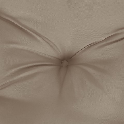 PODUSZKI NA PALETY 4 SZT. TAUPE 50X50X7CM TKANINA OXFORD