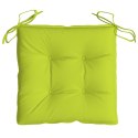 PODUSZKI NA PALETY 2 SZT. JASNOZIELONE 50X50X7CM TKANINA