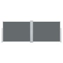 ZWIJANA MARKIZA BOCZNA ANTRACYTOWA 120X 1000CM