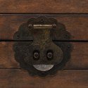 SKRZYNIA DO PRZECHOWYWANIA STYL VINTAGE DREWNO 120X30X40CM