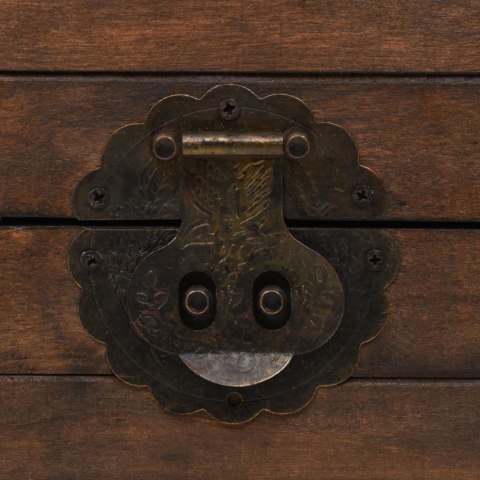 SKRZYNIA DO PRZECHOWYWANIA STYL VINTAGE DREWNO 120X30X40CM