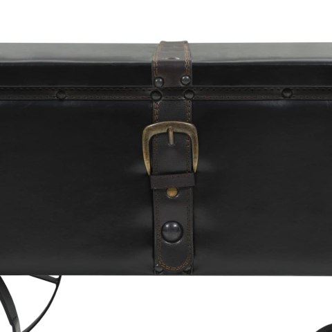 STOLIK KAWOWY MDF I DREWNO JODŁOWE 110X55X43CM