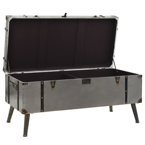 ŁAWA STOLIK KAWOWY NOWOCZESNY Z PŁYTY I ALUMINIUM