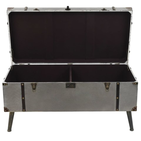 ŁAWA STOLIK KAWOWY NOWOCZESNY Z PŁYTY I ALUMINIUM