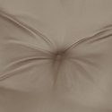 PODUSZKI NA PALETY 2 SZT. TAUPE 50X50X7CM TKANINA OXFORD