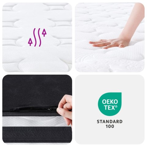 MATERAC BONELLOWY TWARDOŚĆ ŚREDNIA 90X190CM