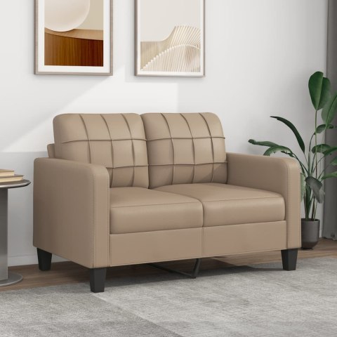 2-OSOBOWA SOFA KOLOR CAPPUCCINO 120CM SZTUCZNA SKÓRA