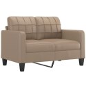 2-OSOBOWA SOFA KOLOR CAPPUCCINO 120CM SZTUCZNA SKÓRA