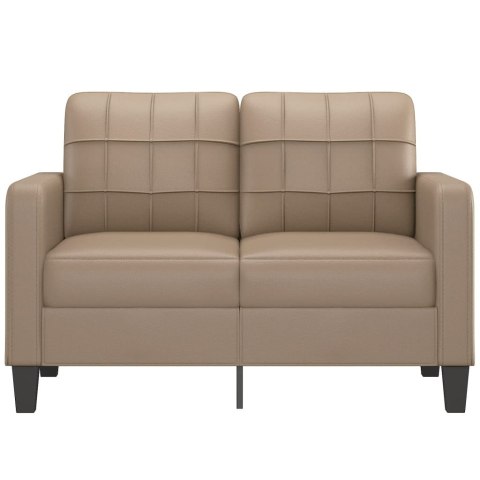 2-OSOBOWA SOFA KOLOR CAPPUCCINO 120CM SZTUCZNA SKÓRA