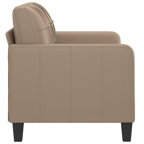 2-OSOBOWA SOFA KOLOR CAPPUCCINO 120CM SZTUCZNA SKÓRA