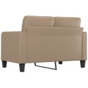 2-OSOBOWA SOFA KOLOR CAPPUCCINO 120CM SZTUCZNA SKÓRA