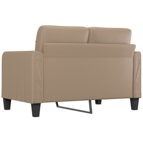 2-OSOBOWA SOFA KOLOR CAPPUCCINO 120CM SZTUCZNA SKÓRA