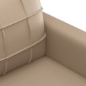 2-OSOBOWA SOFA KOLOR CAPPUCCINO 120CM SZTUCZNA SKÓRA