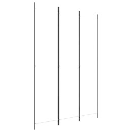 PARAWAN POKOJOWY 3-PANELOWY BIAŁY 150X220CM TKANINA