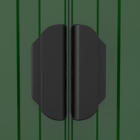 SZOPA OGRODOWA ZIELONA 192X689X223CM STAL GALWANIZOWANA