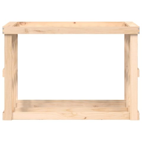 ZEWNĘTRZNY STOJAK NA DREWNO 108X52X74CM LITA SOSNA