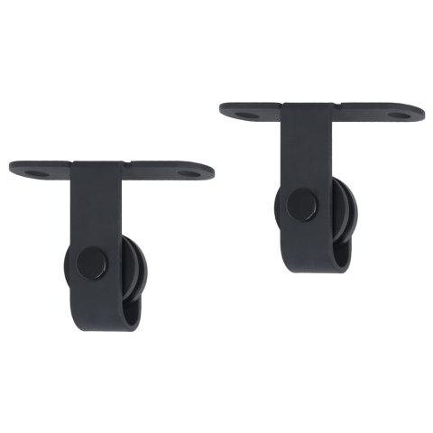 SYSTEM MONTAŻU DRZWI PRZESUWNYCH DO MEBLI STAL WĘGLOWA 122CM