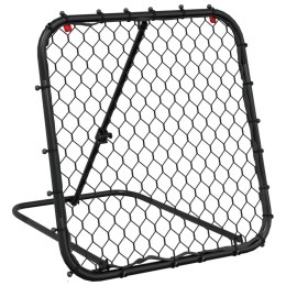 REBOUNDER DO PIŁKI NOŻNEJ REGULOWANY CZARNY 84X73X60-80CM