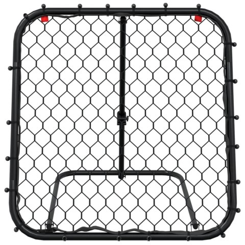 REBOUNDER DO PIŁKI NOŻNEJ REGULOWANY CZARNY 84X73X60-80CM