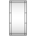 LUSTRO ŚCIENNE CZARNE 50X100CM PROSTOKĄTNE ŻELAZO