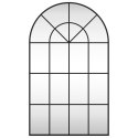 LUSTRO ŚCIENNE CZARNE 60X100CM ZAKOŃCZONE ŁUKIEM ŻELAZO